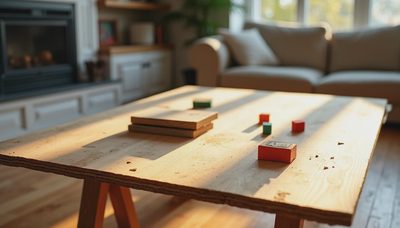 Our Coffee Table Has Been a Sheet of Plywood for Eight Months